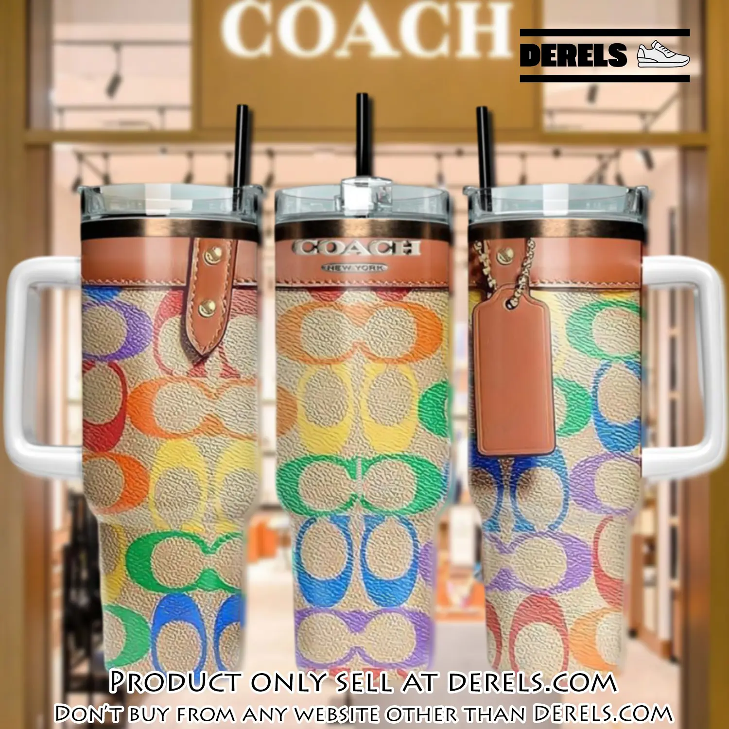 Coach logo 40oz stanley tumbler coach stanley tumbler ktb1074 dr3120717